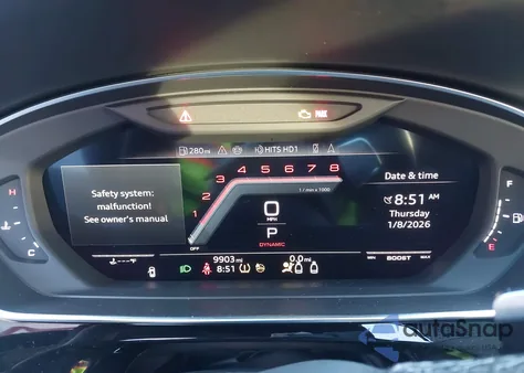 2024 Audi S8 Tfsi Quattro Tiptronic z USA, uszkodzony, nr VIN WAULSBF82RN010297